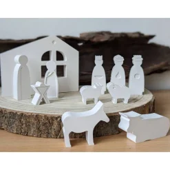 Weihnachtskrippe Raysin, 11-teilig, Weihnachten Deko