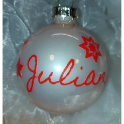 Weihnachtskugel /  Christbaumkugel personaliesiert