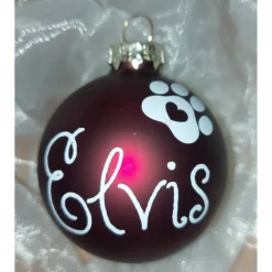 Weihnachtskugel /  Christbaumkugel personaliesiert