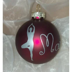 Weihnachtskugel /  Christbaumkugel aus Kunststoff rot