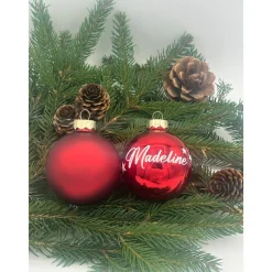 Weihnachtskugel mit Namen, Personalisiert, Christbaumkugel, Weihnachten, Christmas, Geschenk, Geschenke, Liebe, Love