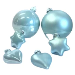 Weihnachtskugel mit Namen aus Glas in verschiedenen Farben und Formen Christbaumkugel