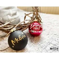 Weihnachtskugel personalisiert / Christmas / Tannenbaumkugel / Christbaumschmuck / X-MAX / Kugel / Baum