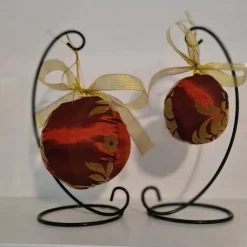 Weihnachtskugel Upcycling aus Stoff | Christbaumkugel Weihnachtsdeko | Handmade Tischdeko & nachhaltige Dekoidee