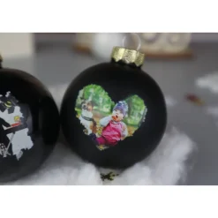 Weihnachtskugeln mit Foto, Logo, für Paten mit Ultraschallbild