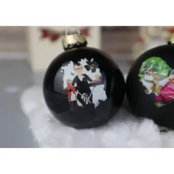 Weihnachtskugeln mit Foto, Logo, für Paten mit Ultraschallbild