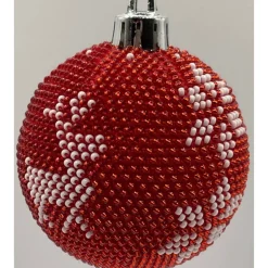 Weihnachtskugeln/Weihnachtsbaumschmuck/Weihnachtsdeko aus Glasperlen