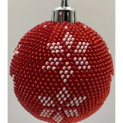 Weihnachtskugeln/Weihnachtsbaumschmuck/Weihnachtsdeko aus Glasperlen