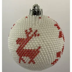 Weihnachtskugeln/Weihnachtsbaumschmuck/Weihnachtsdeko aus Glasperlen