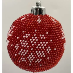 Weihnachtskugeln/Weihnachtsbaumschmuck/Weihnachtsdeko aus Glasperlen