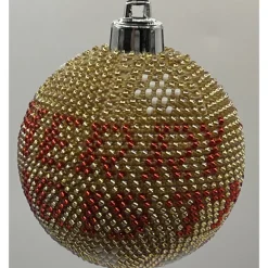 Weihnachtskugeln/Weihnachtsbaumschmuck/Weihnachtsdeko aus Glasperlen