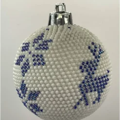 Weihnachtskugeln/Weihnachtsbaumschmuck/Weihnachtsdeko aus Glasperlen