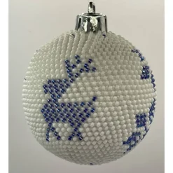 Weihnachtskugeln/Weihnachtsbaumschmuck/Weihnachtsdeko aus Glasperlen