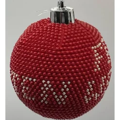 Weihnachtskugeln/Weihnachtsbaumschmuck/Weihnachtsdeko aus Glasperlen