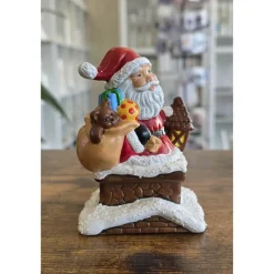 Weihnachtsmann - Nikolaus - Weihnachtsdekoration - Keramik