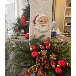 Weihnachtsmann - Weihnachtsschmuck zum aufhängen - Keramik -