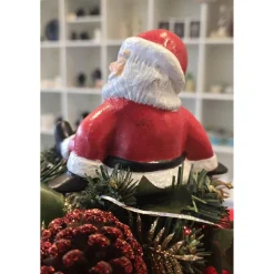 Weihnachtsmann aus Keramik - Weihnachtsdekoration - Nikolaus