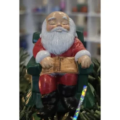 Weihnachtsmann aus Keramik - Schlafender Santa Claus -