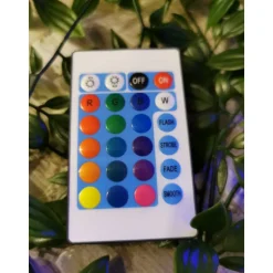 Weihnachtsmann  Beleuchteter Bilderrahm mit Weihnachtsmotiv und Farbwechsel.