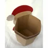 Weihnachtsmann-Geschenkbox zum Nikolaustag, Weihnachtsgeschenk, Mitbringsel, Handarbeit aus Wellpappe