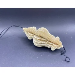 Weihnachtsschmuck aus Papier alte Buchseiten Upcycling Wabenoptik Christbaumschmuck