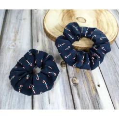 Weihnachtsscrunchie CANDY CANES für den Adventskalender oder Nikolaus | Haargummi, Haarband | RÄUBERKIND