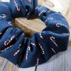 Weihnachtsscrunchie CANDY CANES für den Adventskalender oder Nikolaus | Haargummi, Haarband | RÄUBERKIND