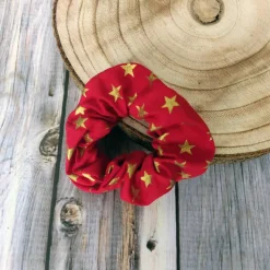 Weihnachtsscrunchie STERNENREGEN für den Adventskalender oder Nikolaus | Haargummi, Haarband | RÄUBERKIND