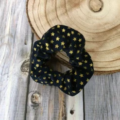 Weihnachtsscrunchie STERNENREGEN für den Adventskalender oder Nikolaus | Haargummi, Haarband | RÄUBERKIND