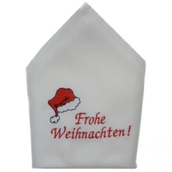 Weihnachtsservietten mit Frohe Weihnachten