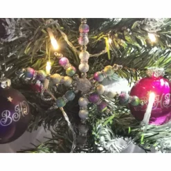 Weihnachtssterne - Adventssterne - Sternanhänger als Schmuck, auch für den Weihnachtsbaum, XL, Regenbogen Special