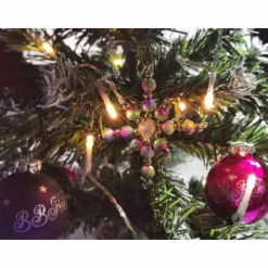 Weihnachtssterne - Adventssterne - Sternanhänger als Schmuck, auch für den Weihnachtsbaum, Klein, Stardust