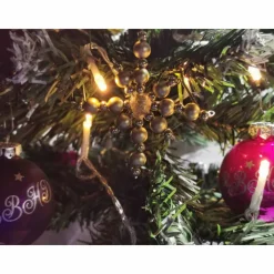 Weihnachtssterne - Adventssterne - Sternanhänger als Schmuck, auch für den Weihnachtsbaum, Klein, Gold Matt