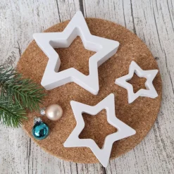 Weihnachtssterne 3er Set ~ Sterne zum dekorieren ~ Deko ~ Weihnachten