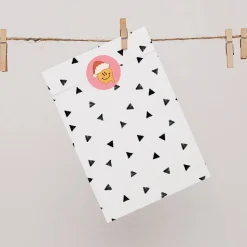 Weihnachtssticker Set *Groovy Christmas* / 24 runde Aufkleber / ∅ 40 mm