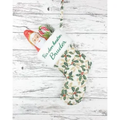 Weihnachtsstiefel Nikolaus mit Name oder Text