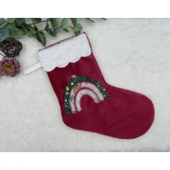 Weihnachtsstrumpf individuell mit Wunschmotiv – personalisiertes Weihnachtsgeschenk