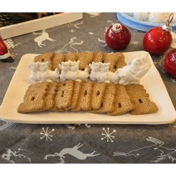 Weihnachtsteller - Nicolaus - Renntiere - Schlitten