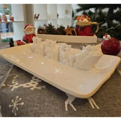 Weihnachtsteller - Nicolaus - Renntiere - Schlitten