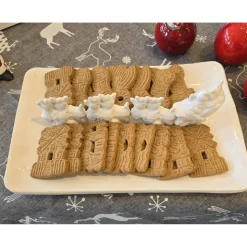 Weihnachtsteller - Nicolaus - Renntiere - Schlitten