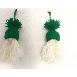 Weihnachtswichtel Gnome 2er Set in grün-hellbeige von Hobbyhaus