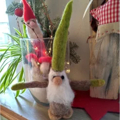 Weihnachts-Wichtel/Zwerg handgefilzt
