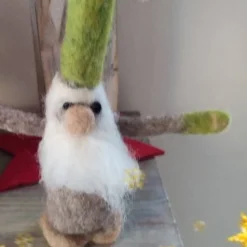 Weihnachts-Wichtel/Zwerg handgefilzt