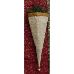 Weihnachtszeit Kleiner Wandbehang mit Sterngirlande und Tüte