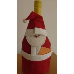 Weihnachtszeit Nikolaus als Deko oder gleichzeitig Verpackung für Flaschen