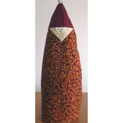 Weihnachtszeit Nikolaus als Deko und gleichzeitig Verpackung für Flaschen