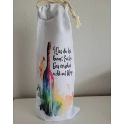 Weinbeutel, Weintasche , Flaschenbeutel als Geschenkverpackung,