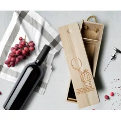 Weinkiste Freundschaft Geschenk Geburtstag Freunde