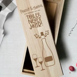 Weinkiste Geschenk Geburtstag Hochzeit Freunde