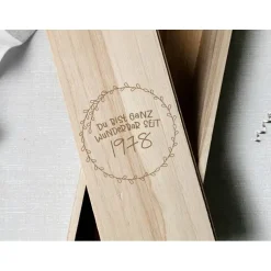 Weinkiste Geschenk Geburtstag Hochzeit Freunde